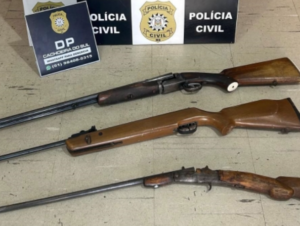 Polícia Civil recupera armas na Vila Vargas