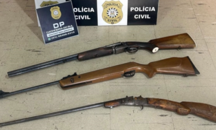 Polícia Civil recupera armas na Vila Vargas