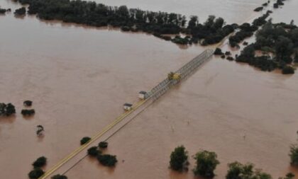 Símbolo de resistência, Ponte do Fandango ficou debaixo d’água há 1 ano