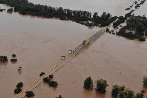 Símbolo de resistência, Ponte do Fandango ficou debaixo d’água há 1 ano