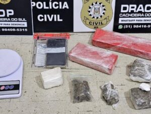 Homem é preso com um quilo e meio de maconha e cocaína em Cachoeira