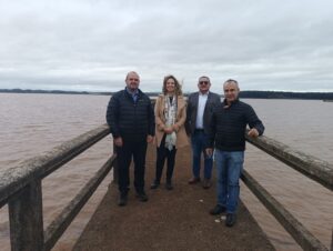 Presidente do Irga visita Estação de Pesquisa e Barragem do Capané