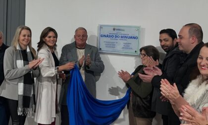Ginásio do Minuano é reinaugurado em Candelária