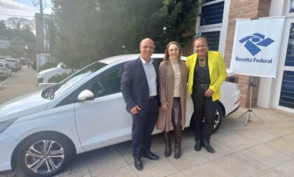 Receita Federal destina carro para Prefeitura de Cachoeira do Sul