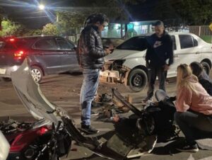 Acidentes entre carros e motos deixam feridos em Cachoeira