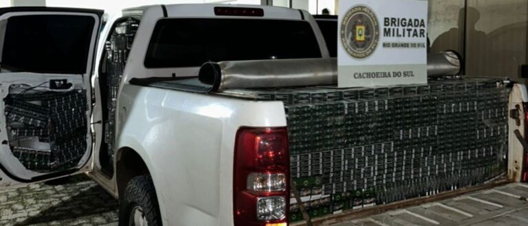 Brigada Militar apreende cigarro na BR-153
