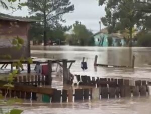 Defesa Civil monitora o Rio Jacuí em Cachoeira do Sul