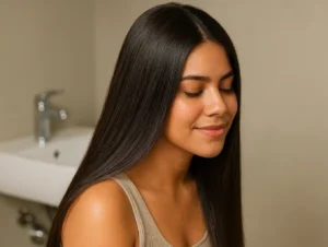 Descobri como ter cabelo brilhoso facilmente com o truque mágico vinagre de maçã