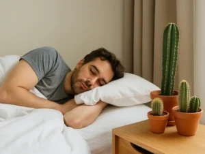 Por que evitar colocar cactos no quarto se quer um sono mais tranquilo