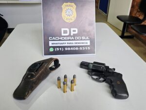 Justiça de Porto Alegre manda apreender arma em Cachoeira